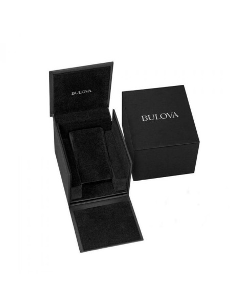 Bulova Wilton 96B388 men's watch, real leather strap