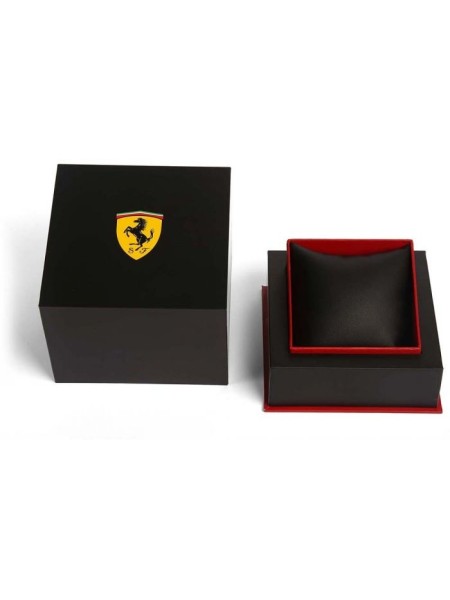 Ferrari F-0830143 men's watch, real leather strap