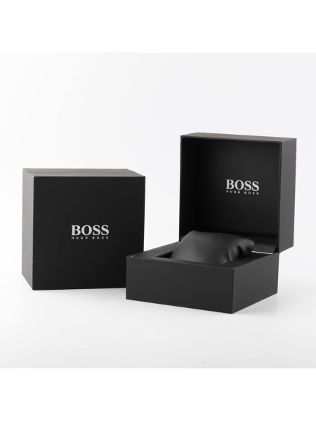 Hugo Boss 1513882 men's watch, real leather strap