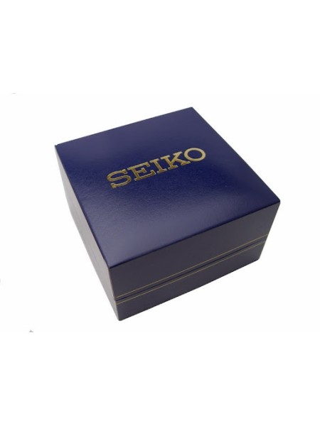 Seiko SRPC87K1 men's watch, real leather strap