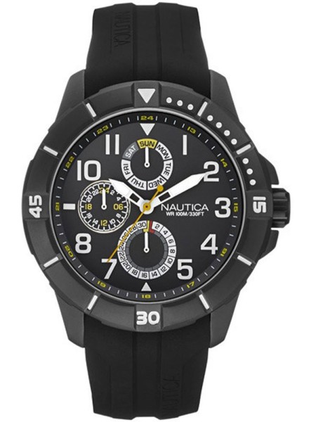 Nautica NAI13504G men's watch, rubber strap
