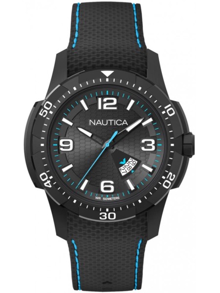 Nautica NAI13511G men's watch, rubber strap
