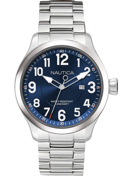 Nautica NAI12524G men's watch, stainless steel strap