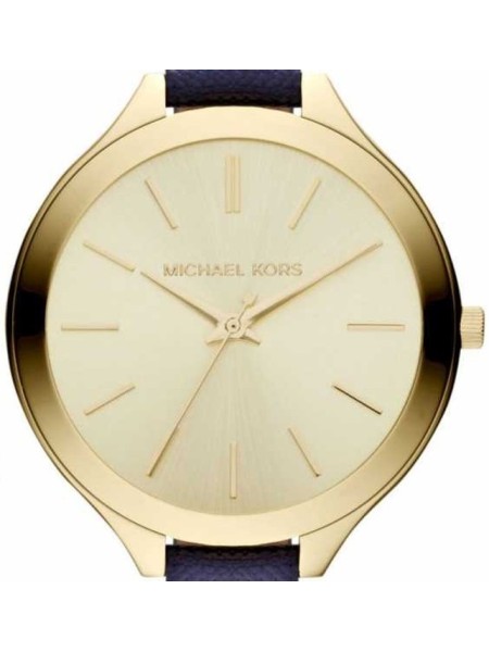Michael Kors MK2285 ladies' watch, real leather strap