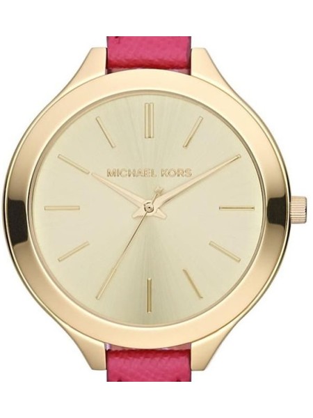 Michael Kors MK2298 ladies' watch, real leather strap