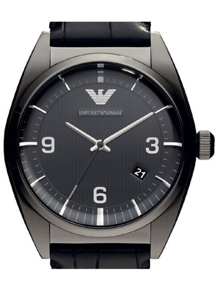 Emporio Armani AR0368 men's watch, real leather strap | ÅKSTRÖMS