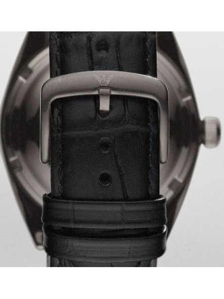 Emporio Armani AR0368 herrklocka, äkta läder armband