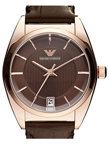 Emporio Armani AR0378 γυναικείο ρολόι, με λουράκι real leather
