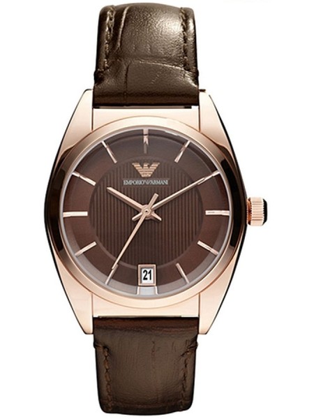 Emporio Armani AR0378 γυναικείο ρολόι, με λουράκι real leather