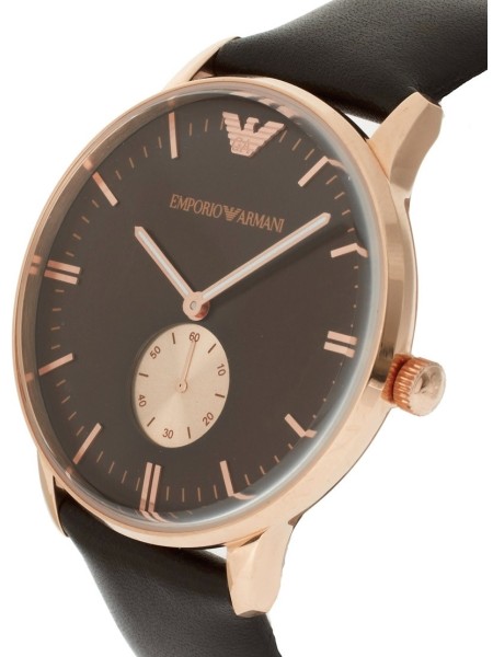 Emporio Armani AR0383 men's watch, real leather strap