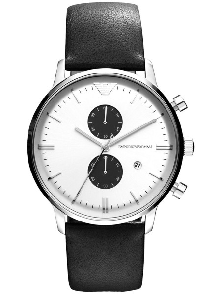 Emporio Armani AR0385 men's watch, real leather strap