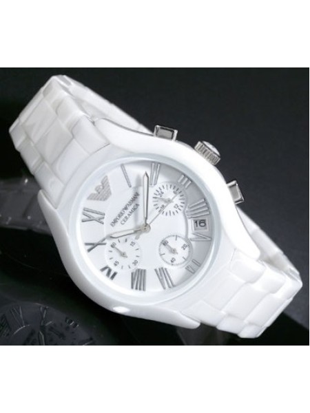 Emporio Armani AR1404 men's watch, ceramics strap