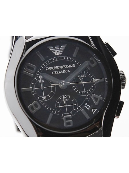 Emporio Armani AR1430 men's watch, caoutchouc strap
