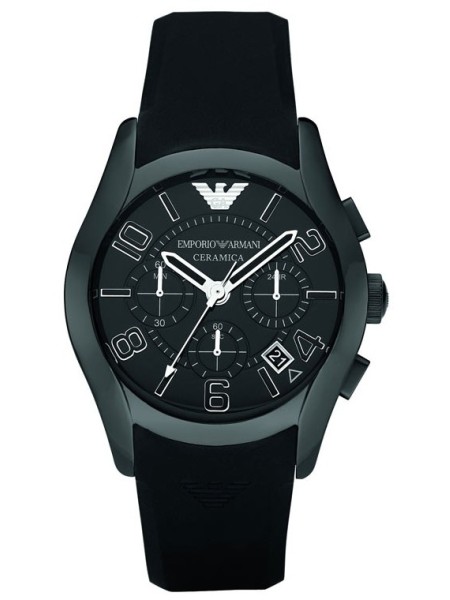 Emporio Armani AR1430 men's watch, rubber strap