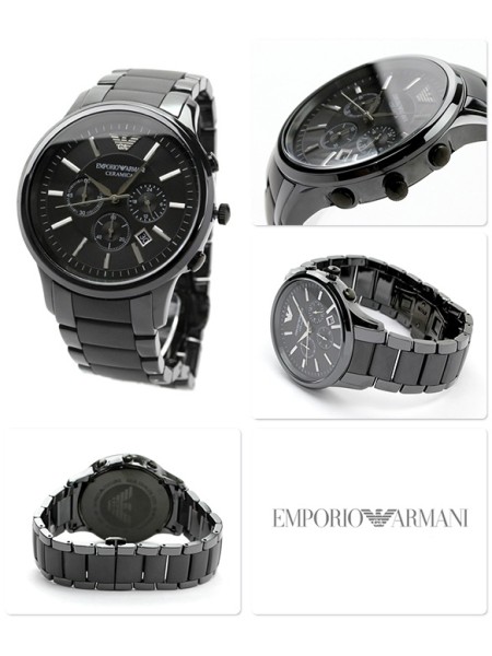 Emporio Armani AR1451 men's watch, ceramics strap