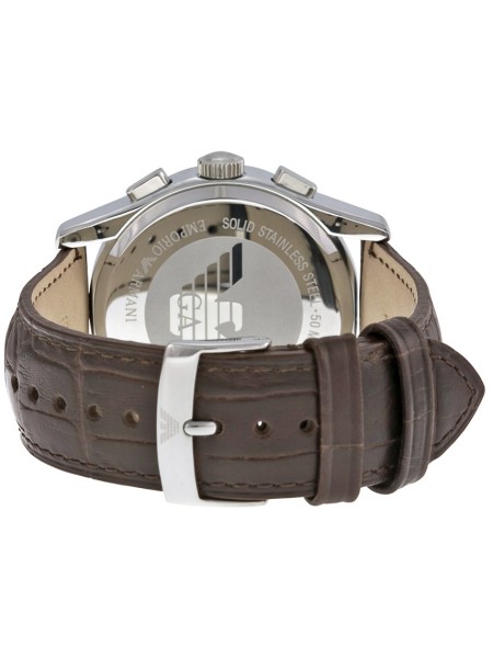 Emporio Armani AR1634 Herrenuhr, real leather Armband
