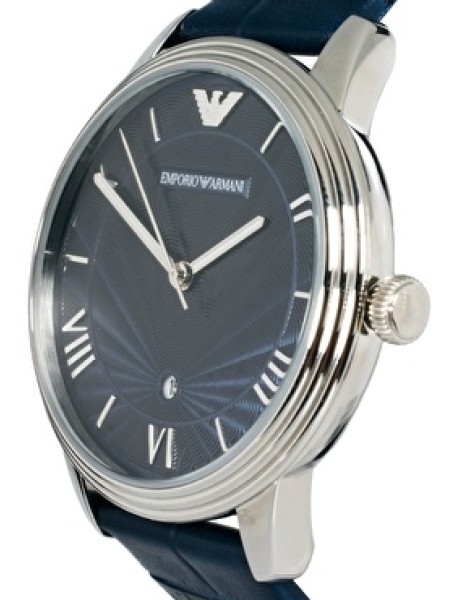 Emporio Armani AR1651 men's watch, real leather strap