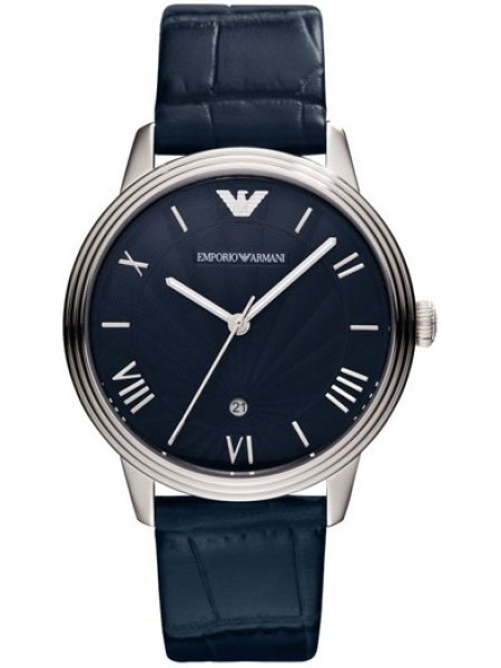 Emporio Armani AR1651 men's watch, real leather strap
