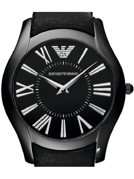 Emporio Armani AR2059 men's watch, real leather strap