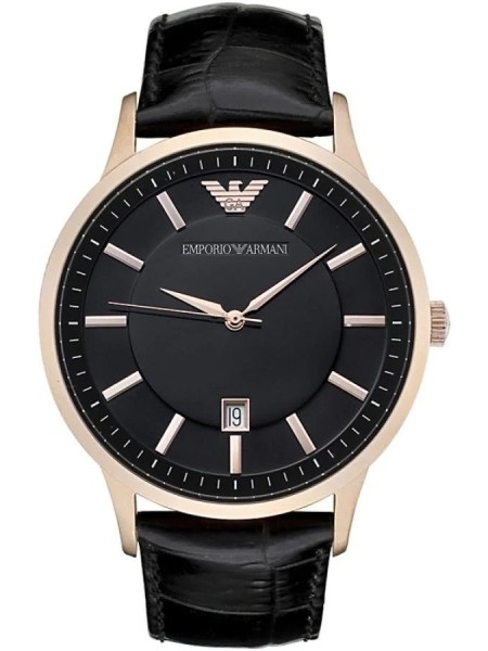 Emporio Armani AR2425 men's watch, cuir véritable strap
