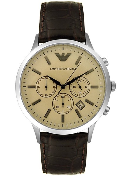 Emporio Armani AR2433 men's watch, real leather strap | DIALANDO® Ireland