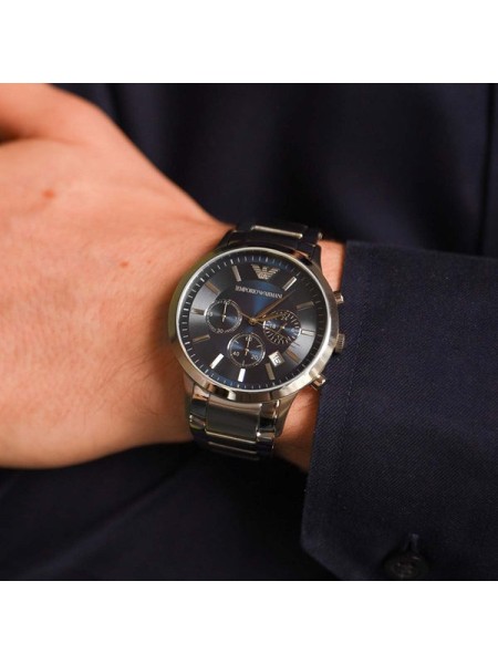 Emporio Armani AR2448 men's watch, acier inoxydable strap