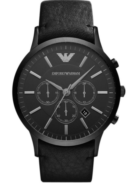 Emporio Armani AR2461 men's watch, real leather strap