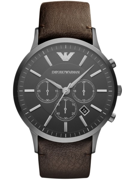 Emporio Armani AR2462 men's watch, real leather strap | DIALANDO®  Netherlands