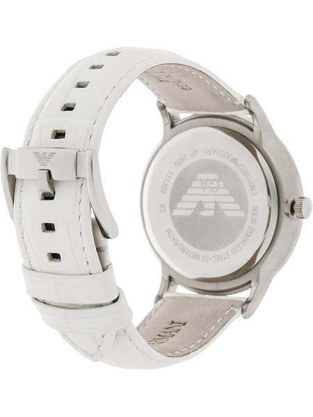 Emporio Armani AR2465 damklocka, äkta läder armband