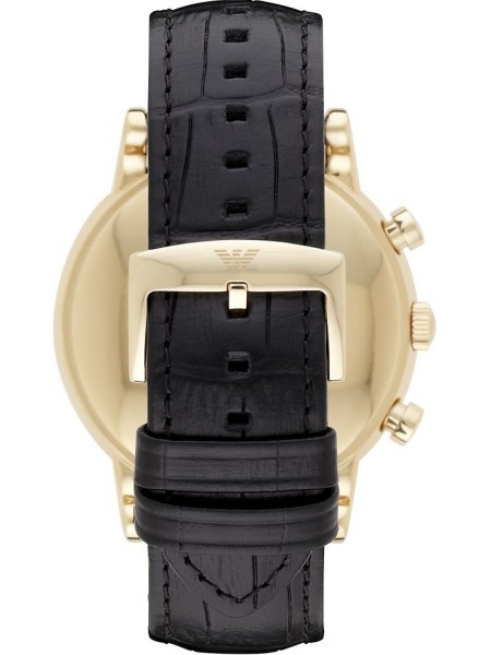 Emporio Armani AR1917 men's watch, real leather strap
