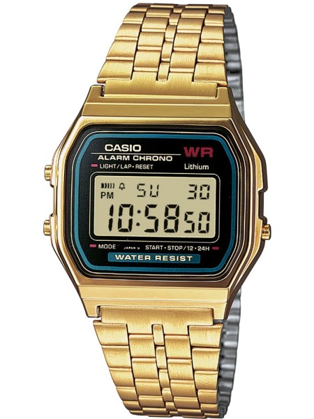 Casio Collection A159WGEA-1EF montre pour homme, acier inoxydable sangle
