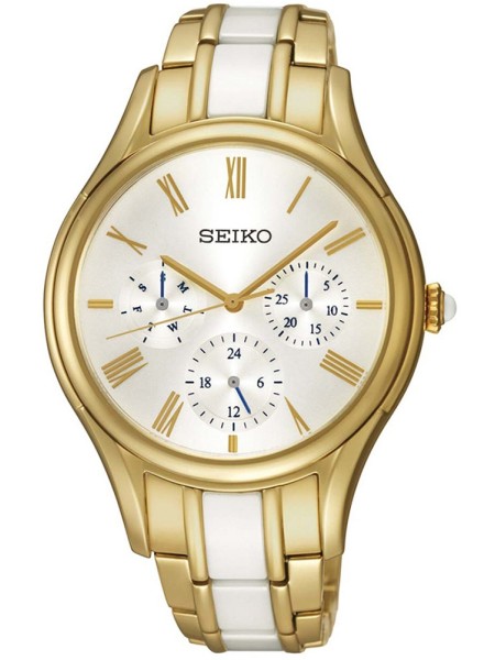 Seiko SKY718P1 Relógio para mulher, pulseira de cerámica / acero inoxidable