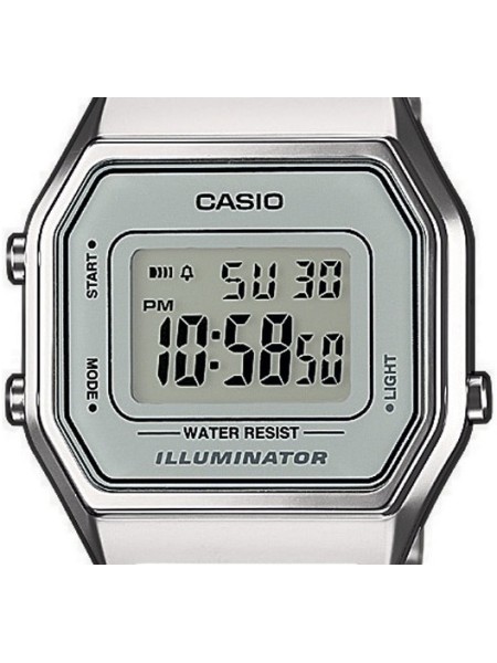 Casio Vintage Iconic LA680WEA-7EF ladies' watch, stainless steel strap