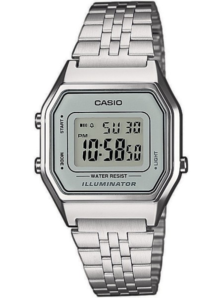Casio Vintage Iconic LA680WEA-7EF Γυναικείο ρολόι, stainless steel λουρί