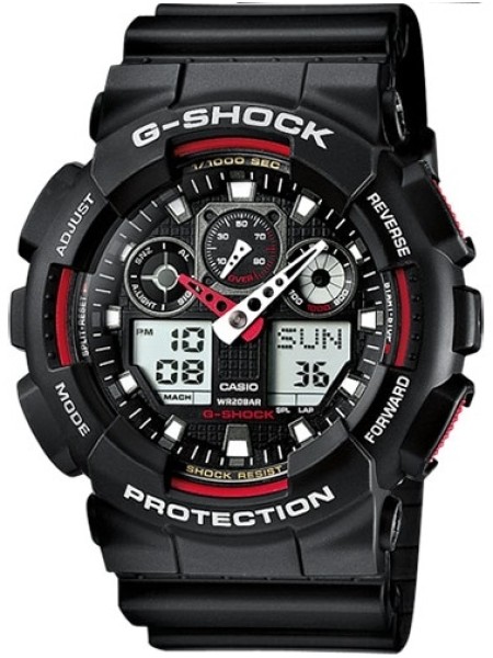 Casio G-Shock GA-100-1A4ER men's watch, resin strap