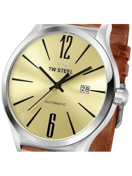 TW-Steel TWA1311 men's watch, real leather strap