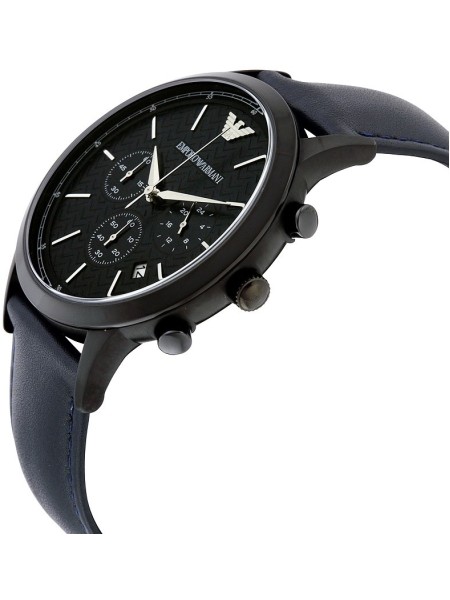 Emporio Armani AR2481 men's watch, real leather strap