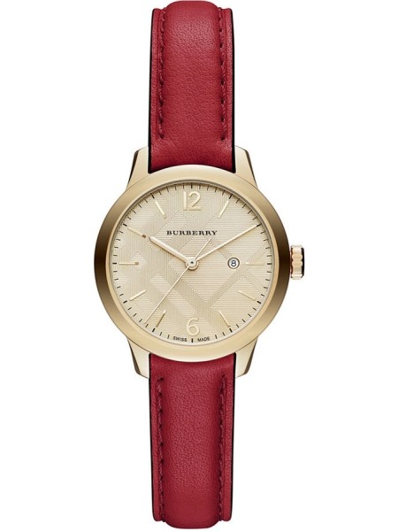 Burberry BU10102 γυναικείο ρολόι, με λουράκι real leather