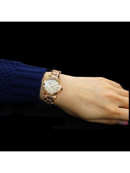 Burberry BU9235 Relógio para mulher, pulseira de acero inoxidable