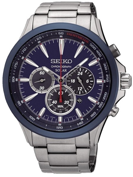 Seiko SSC495P1 men's watch, stainless steel strap