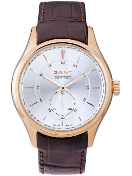 Gant W70674 montre pour homme, cuir véritable sangle
