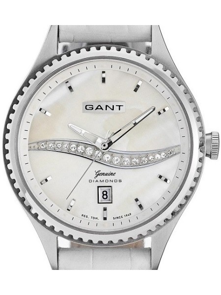 Gant W10564 damklocka, äkta läder armband