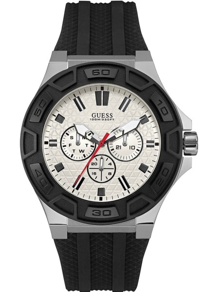 Guess W0674G3 Herrenuhr, silicone Armband