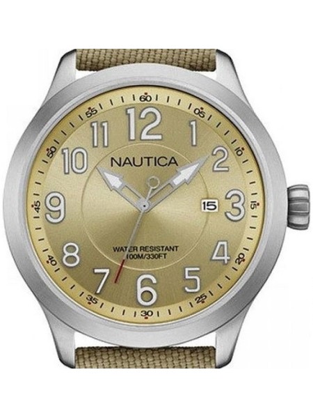 Nautica NAI10500G Herrenuhr, textile Armband