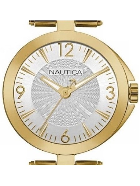 Nautica NAD14001L Reloj para mujer, correa de acero inoxidable