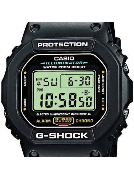 Casio G-Shock DW-5600E-1V men's watch, résine strap