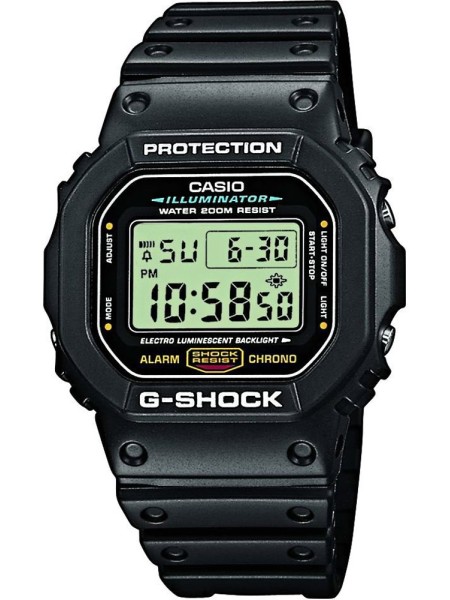 Casio G-Shock DW-5600E-1V herrklocka, harts armband