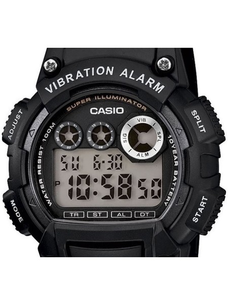 Casio W-735H-1A men's watch, resin strap