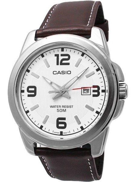 Casio Collection MTP-1314PL-7A men's watch, stainless steel strap