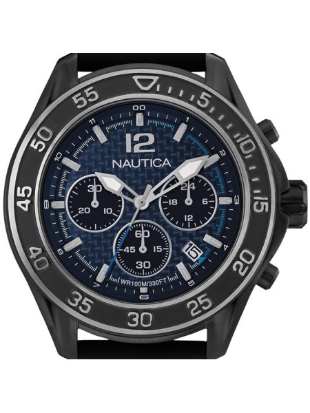 Nautica NAD25506G men's watch, silicone strap